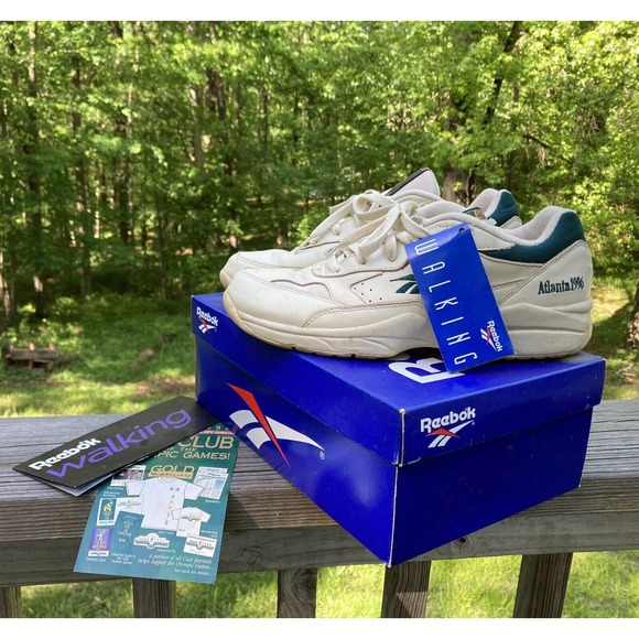 Reebok Shoes - Reebok 1996 Olympic‎ Walking Shoes White Classic Women's Size 9.5